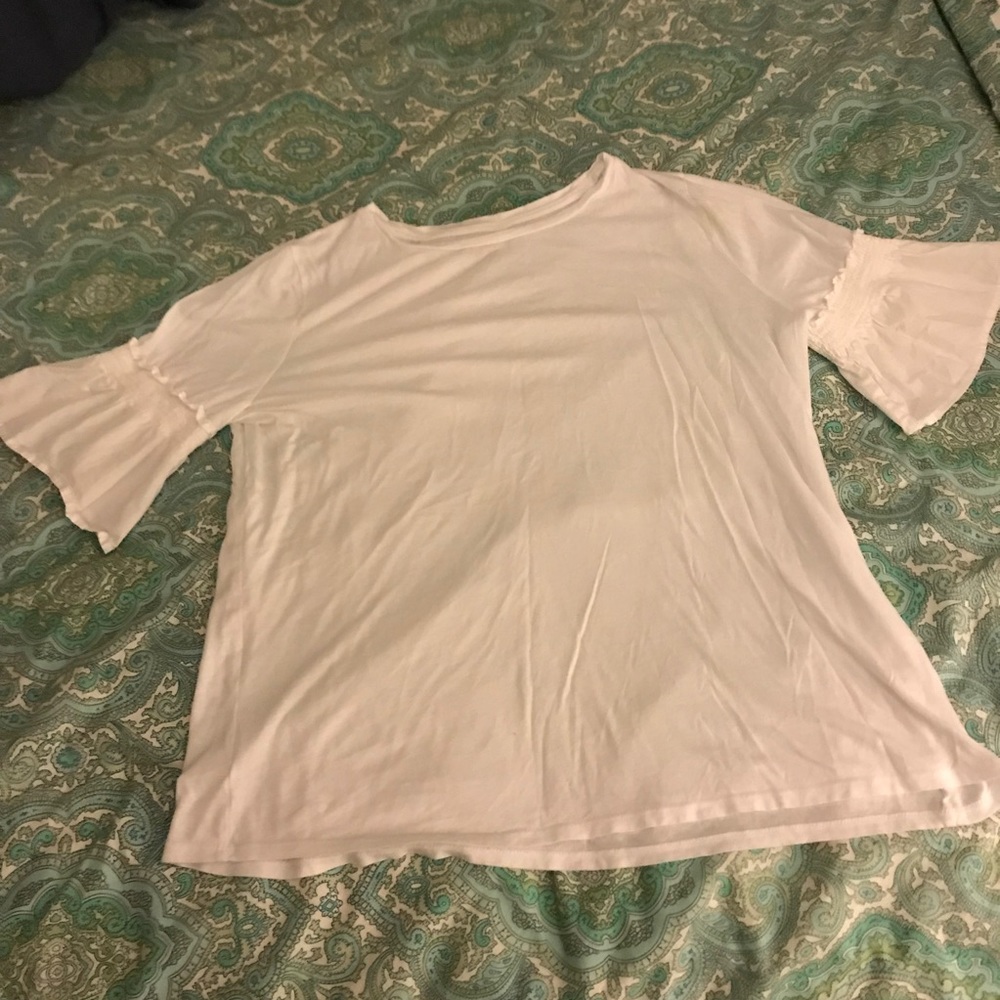 Loft ruffle sleeved tee